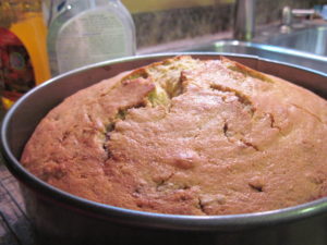 unfrosted cake